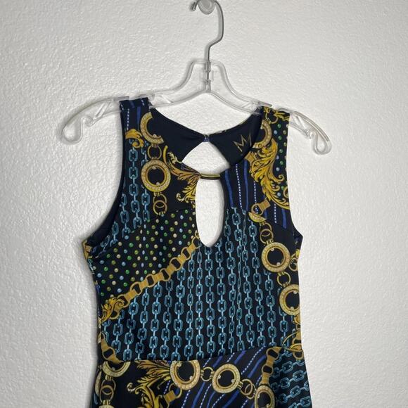 Nicki Minaj Womens Dress Size M Sleeveless Chain Link Mini Short Unlined - Picture 8 of 16